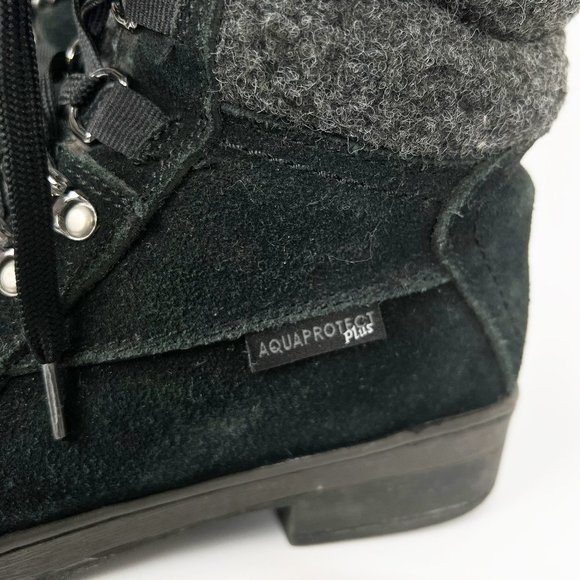 Blondo Sport Waterproof Winter Snow Boots Lace Up Faux Fur Lined Suede Leather 7 - Picture 2 of 11